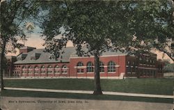 Men's Gymnasium, University of Iowa Postcard