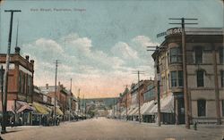 Main Street Pendleton, OR Postcard Postcard Postcard