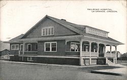 Railroad Hospital La Grande, OR Postcard Postcard Postcard