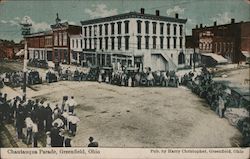 Chautauqua Parade Greenfield, OH Postcard Postcard Postcard