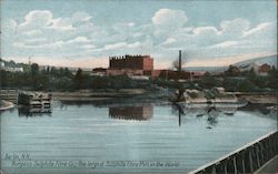 Burgess Sulphite Fibre Company - The Largest Sulphite Fibre Mill in the World Berlin, NH Postcard Postcard Postcard