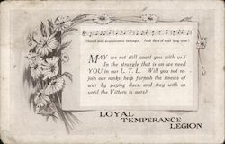 Join the Loyal Temperance Legion Postcard