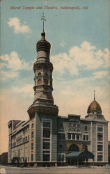 Murat Temple and Theatre Postcard