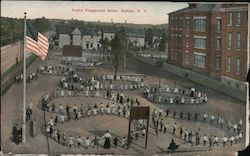 Public Playground Scene Buffalo, NY Postcard Postcard Postcard