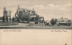 Revell and Holton Halls Postcard