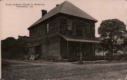 First Custom House in America Postcard
