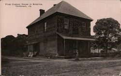 First Custom House in America Yorktown, VA Postcard Postcard Postcard