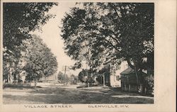 Village Street Postcard