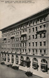 Albany Hotel New Fire Proof Annex Postcard