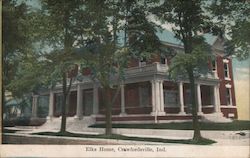 Elks Home Crawfordsville, IN Postcard Postcard Postcard