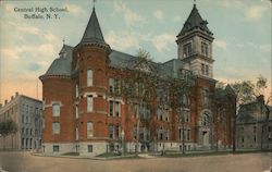 Central High School Postcard