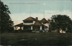 Weed Park Club House Muscatine, IA Postcard Postcard Postcard