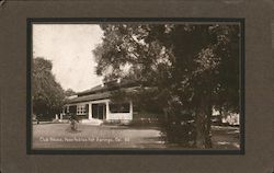 Club House, Paso Robles Hot Springs California Postcard Postcard Postcard