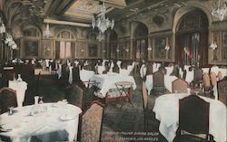 Franco-Italian Dining Salon, Hotel Alexandria Los Angeles, CA Postcard Postcard Postcard