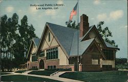 Hollywood Public LIbrary Postcard