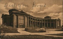 Forestry Building, University of Washington Postcard
