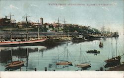 Water Front and Shipping Postcard