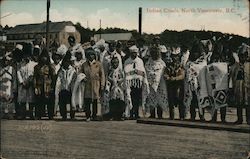 Indian Chiefs, North Vancouver Postcard