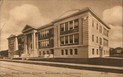 Washington School Postcard