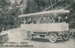 Tyrrell Trips seeing Portland Automobiles Postcard