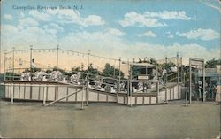 Caterpillar Ride, Riverview Beach Park Postcard