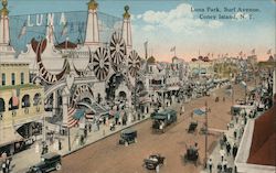 Luna Park, Surf Avenue, Coney Island New York, NY Postcard Postcard Postcard