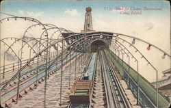 Shoot the Chutes, Dreamland, Coney Island Postcard