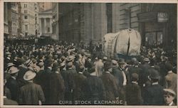 Curb Stock Exchange Postcard