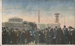 Castle Garden - Scene of millions of immigrants arriving to the soil of the great Republic. Postcard