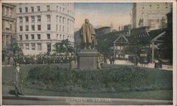 Beecher Statue Postcard