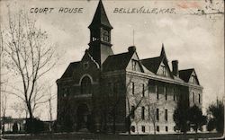 Court House Belleville, KS Postcard Postcard Postcard