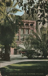 Los Angeles Business College Postcard