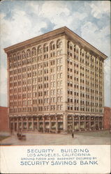 Security Building Postcard