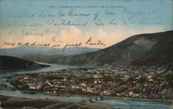 Birdseye View of Dawson Postcard