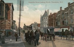 Granville Street looking North Postcard