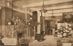 Entrance Lobby, Hotel Von Dorn Postcard