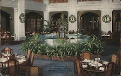 Fountain in South Grill Room, Marshall Field & Co. Postcard