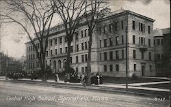 Central High School Springfield, MA Postcard Postcard Postcard