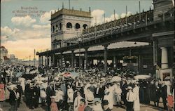 Boardwalk at Million Dollar Pier Postcard