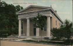 Masonic Hall White Plains, NY Postcard Postcard Postcard