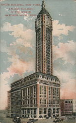 Singer Building Postcard
