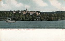 Convent of Mount St. Vincent and Forest Castle Postcard