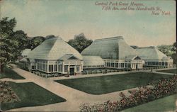 Central Park Green Homes, Fifth Avenue and One Hundredth Street Postcard