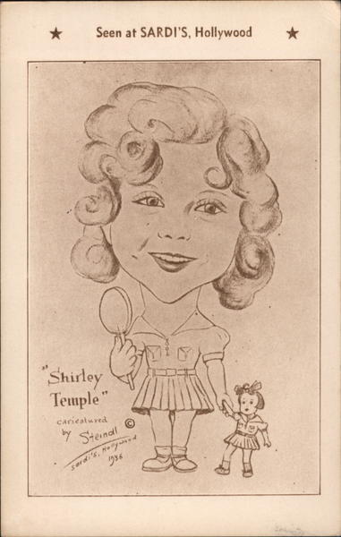 Shirley Temple - Sardi's of Hollywood Actresses