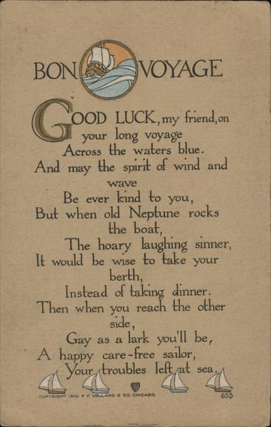 Bon Voyage Boats, Ships