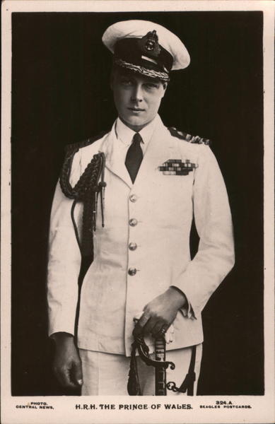 H.R.H. The Prince of Wales Royalty Postcard