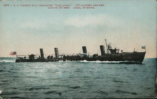 U.S. Torpedo Boat Destroyer Paul Jones Ships