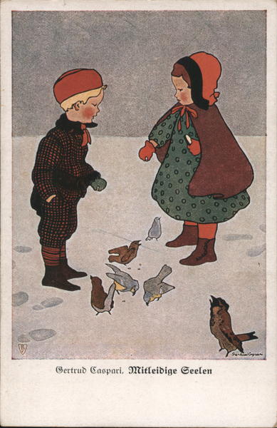 Kids in the Snow - Oertrud Caspari Mitlebige Geelen Germany