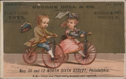 George Doll & Co. Importer of Fancy Goods, Toys & Novelties Trade Card