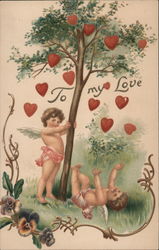 To My Love Cupid Postcard Postcard Postcard